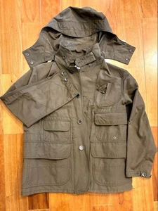 Engineered Garments 2way Field Parka Jacket Khaki Detachable Hood #EK ZFA - Picture 1 of 12