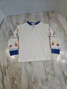 Vintage 90s OshKosh B'gosh 3T Months Boys Cotton Long Sleeve Shirt Drummer Boys - Bild 1 von 10