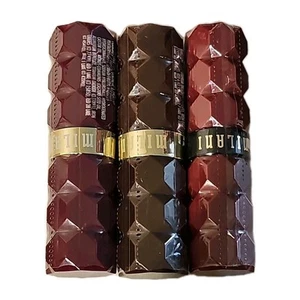 3 Pack Milani Lipstick Colors ~ 460 Sensual, 360 Dahlia, 210 Nylon ~ New Sealed - Bild 1 von 5