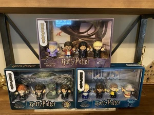 Fisher Price Little People Collector Harry Potter SET OF 3 Wizarding World Xmas - Picture 1 of 2