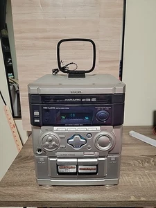 Aiwa NSX-AJ205 Digital audio system. CD, Video/AUX, Dual cassette, radio. - Picture 1 of 6