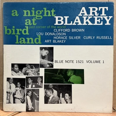 Art Blakey- A Night At Birdland Vol 1, US Blue Note LP BLP 1521 RVG DG ear EX - Image 1 of 4