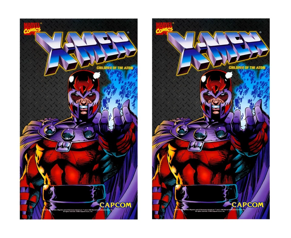 X-Men Arcade Cabinet Side Art Graphics Stickers Decals - Image 1 of 1
