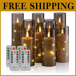 Battery Operated Flameless Candles with Remote Control - Picture 1 of 9