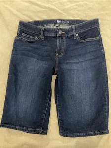 Gap Bermuda Shorts Jean 6 Womens Navy Blue  - Picture 1 of 3