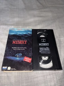 Misery - VHS - Stephen King Horror Movie - Kathy Bates - 1991 - Picture 1 of 9