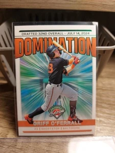 Griff O'Ferrall 2024 Panini Prospect Edition Domination #17 Baltimore - Imagen 1 de 2