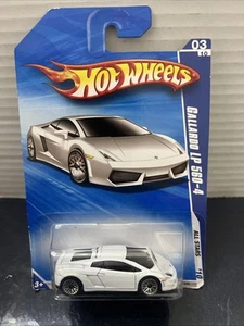 Hot Wheels Lamborghini Gallardo LP 560-4 White 2010 121/240 All Stars #3/10 New - Picture 1 of 2