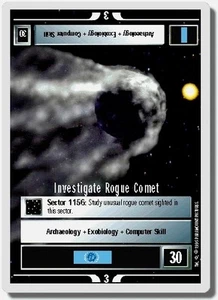 Star Trek CCG Premiere WB Unlimited Investigate Rogue Comet - Picture 1 of 1