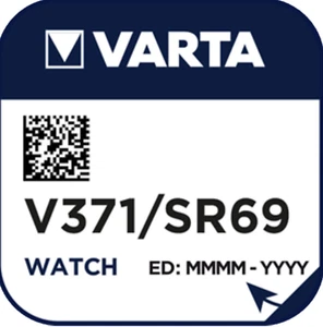 Watch Varta V 371 Uhrenzelle Knopfzelle SR 920 SW V371 Silber-Oxid 30 mAh - Bild 1 von 1