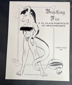 Breathing Fire 2004 Zephery Hughes Platinum Paw Production 10 Plate Portfolio - Picture 1 of 7