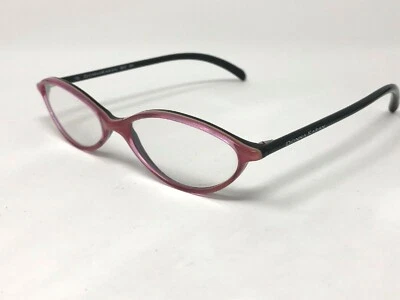 DONNA KARAN MOD.8815 664 Eyeglasses Frame Italy 49-15-135 Pink Clear/Black GZ81 - Imagem 1 de 4