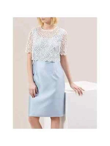 BNWT Stunning HOBBS Dress wool silk Evie Lace Shift size uk 10 eur 38 RRP £199 - Picture 1 of 6