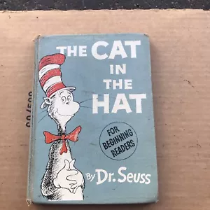 VTG The Cat In The Hat by Dr. Seuss - 1957 First Edition "For Beginning Readers" - Picture 1 of 9