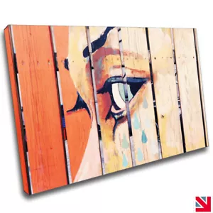 STREET ART FRAU TRÄNEN ABSTRAKT LEINWANDBILD Wandbild Bild Druck A4 - Bild 1 von 3