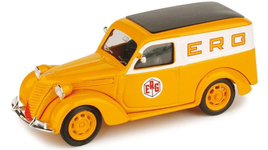 FIAT 1100 E FURGONE ERG 1950 1:43  R375  BRUMM MADE IN ITALY - Immagine 1 di 1