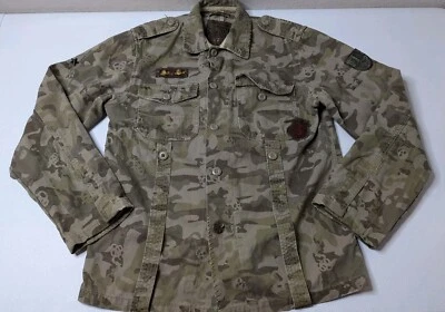 Chaqueta Indigo Star Para Hombre S Camuflaje Abotonada Manga Larga Foto 1 de 4