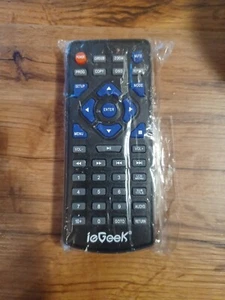 New Wireless Remote Control For IEGEEK IK-902 Portable DVD DISC Player Black - Picture 1 of 2