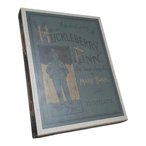 Adventures of Huckleberry Finn Mark Twain First Edition Library Facsimile New - Imagen 1 de 3