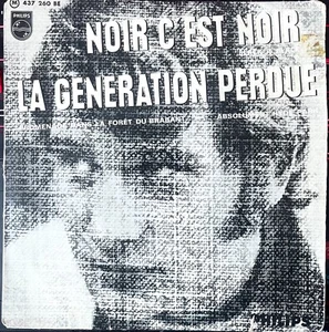 Disque vinyles Johnny hallyday Noir c'est noir 45t - Picture 1 of 1