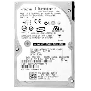 Disque Dur Hitachi HUC101414CSS300 146Gb SAS 10000Rpm 2.5 " Pouces - Photo 1/7