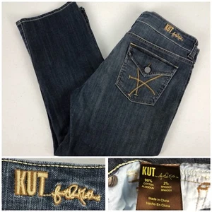 Kut From The Kloth Womens 8 Jeans Capri Cropped kf017k3mt5 EUC - Picture 1 of 12