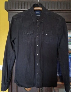 Scotch & Soda Jeanshemd Gr M Schwarz Guter Zustand Bitte Maße beachten  - Bild 1 von 6