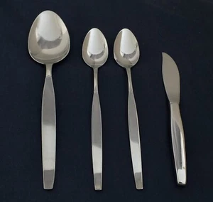 Oneida Edelstahl Frostfire, 4 gemischte Posten, satiniert & hell! LotBd1 - Bild 1 von 2