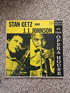 Stan Getz And J.J. Johnson At The Opera House Verve Mono Deep Groove Pressing LP - Imagen 1 de 3