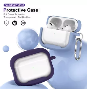 Custodia protettiva trasparente completa per Airpods Pro 2/1 Airpods 4/3/2/1 - Foto 1 di 19