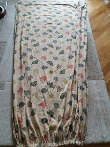 2 Stores Landhausstil beige mit Blumenmuster - Bild 1 von 4