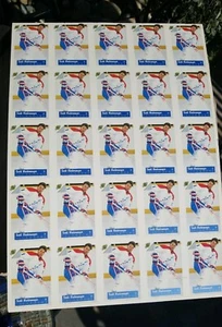 (100) Lote 1991 Ultimate Draft #3 Scott Niedermayer HOJAS SIN CORTAR de 25 cartas - Imagen 1 de 5