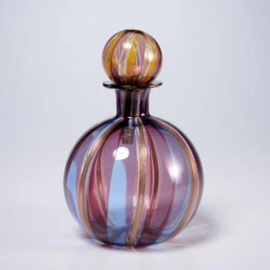 Murano Kunstglas MCM Kugel Parfüm Duft Flakon Fasce Verticale **LESEN** - Bild 1 von 5