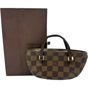 Auth LOUIS VUITTON Accessory Pouch Manosque GM N51120 Damier Ebene #36635432 - Picture 1 of 12