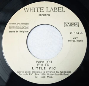 Little Vic Ray Harris Rock n Roll Hillbilly 45 Papa Lou bw I'm Winning Now - Picture 1 of 4