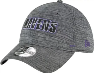 Baltimore Ravens Hat New Era 39Thirty 3930 NFL Gray Flex Fit Cap Size M/L - Picture 1 of 11