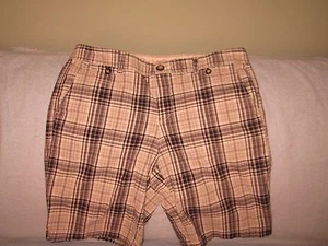 Dockers women's black white grey plaid shorts size 12 stretch perfect - Picture 1 of 1
