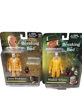 Breaking Bad Jesse Pinkman & Walter White 6" Figure Yellow Hazmat Suit Misprint