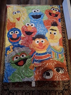 复古芝麻街毯,状况完好 — 第 1/3 张图片