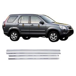 Window Frame Trim Chrome Cover For Honda CR-V 2002-2006 4 PCS Stainless Steel - Bild 1 von 3