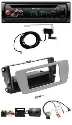 Pioneer DAB CD Lenkrad USB Bluetooth Autoradio für Seat Ibiza dublingrau - Bild 1 von 4