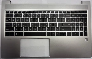 New HP ProBook 450 G8 Keyboard Backlit w/Palmrest 450G8 455 G8 455G8 M21742-001 - Afbeelding 1 van 8