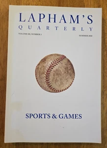 Lapham's Quarterly: Sports & Games, Volume III, Number 3, Summer 2010 - Picture 1 of 6