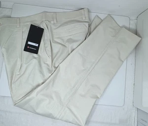 Neu Lululemon Lululinen Bundfaltenhose Hose Herren Größe 33 LTIV - Bild 1 von 2