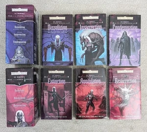 Forgotten Realms = R A Salvatore's WAR OF THE SPIDER QUEEN = 6 pb - 2 boxed sets - Picture 1 of 9