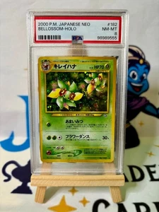 Pokemon bellossom NEO Holo jap PSA 8 #182 (NO Bgs 10 articuno zapdos zard) 2000 - Foto 1 di 2