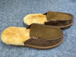 L. L. Bean Damen Wicked Good Wicked gute Slipper Schrammen braun Leder 9 M Breite - Bild 1 von 7