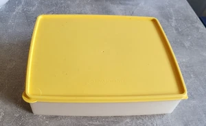 TUPPERWARE - Congelatore circa 3 L - Giallo - 28 x 24 x 6,5 cm circa, vedi foto - Foto 1 di 3