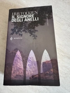 Libro Il Signore degli Anelli Bompiani 2000 J.R.R Tolkien con cartina collezione - Picture 1 of 14