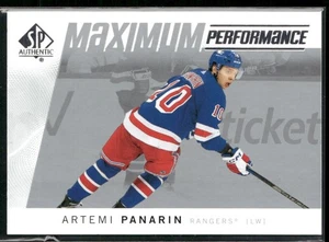 2024-25 SP Authentic Artemi Panarin Maximum Performance #MP-24 New York Rangers - Picture 1 of 2
